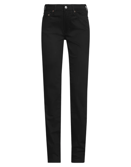 Женские джинсы Acne Studios, прямые, черные
