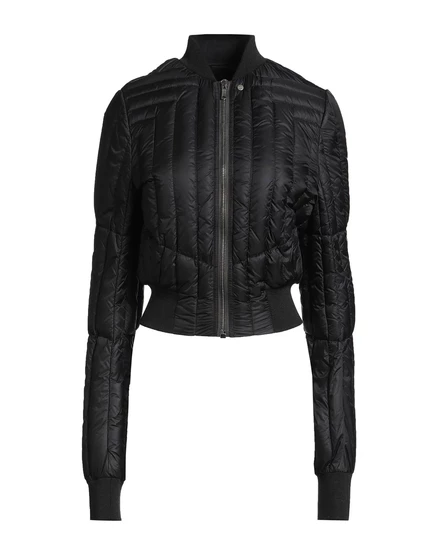 Женский укороченный пуховик Rick Owens Lorenz_SP, чёрный