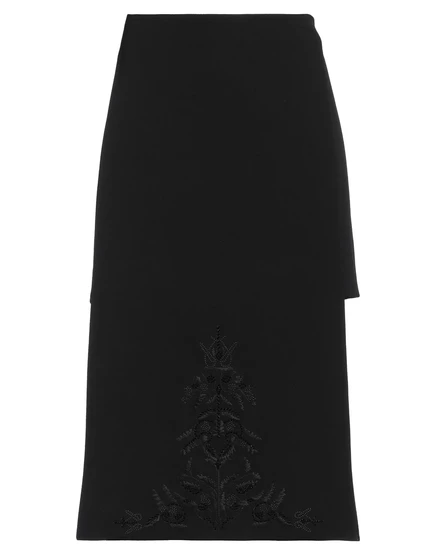 Женская мини-юбка Max Mara шерстяная, черная