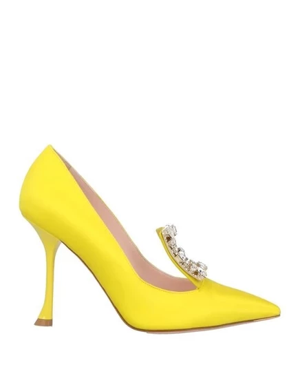 Женские туфли Roger Vivier на шпильке, жёлтые