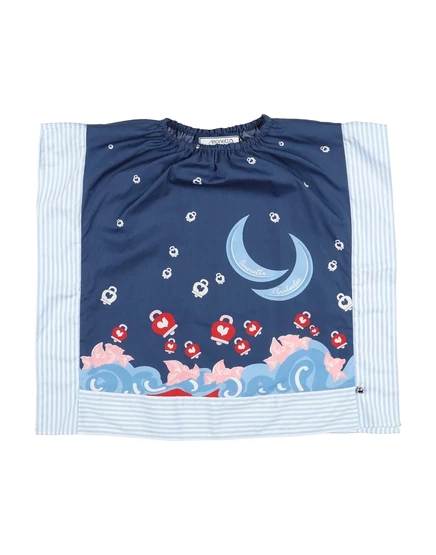 Детское платье Simonetta KIDS хлопковое, синее