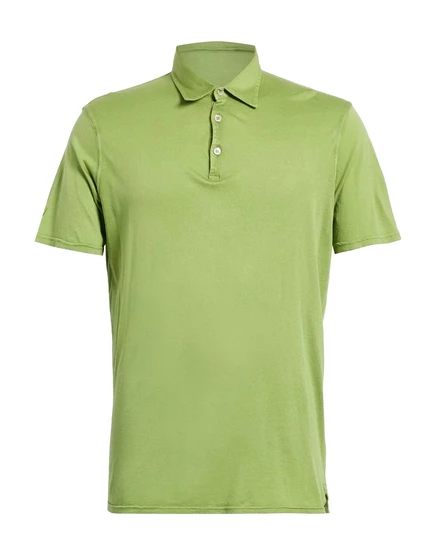 Мужская футболка‑поло FEDELI PAPERMAG, светло‑зелёная