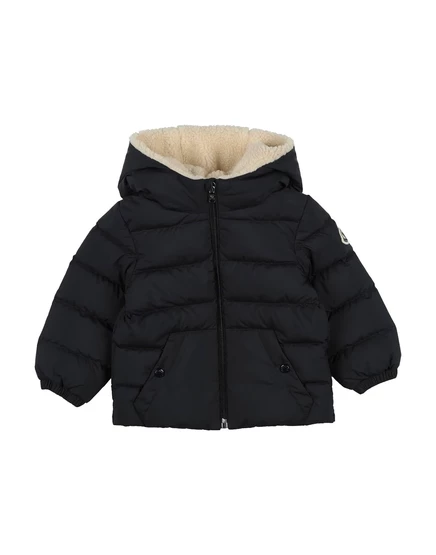 Женский пуховик Moncler BABY, иссиня-чёрный