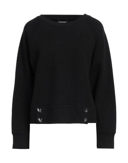 Женская толстовка Emporio Armani, чёрная