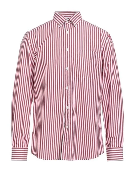 BRUNELLO CUCINELLI Pубашка кирпичный