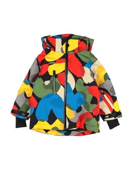 Детская куртка Stella McCartney Kids, зелёный милитари
