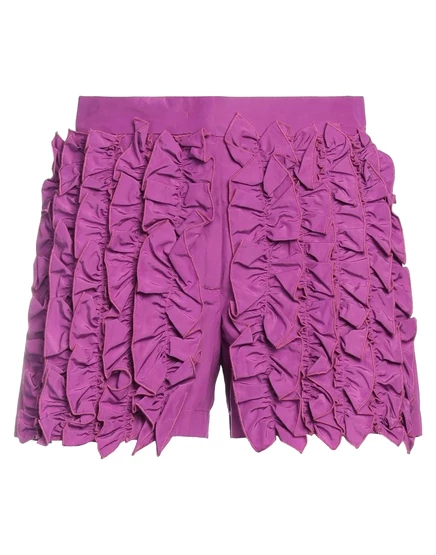 Женские шорты MSGM Papermag, фиолетовые