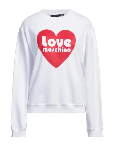 Женский свитшот Love Moschino Wonderwoman, белый