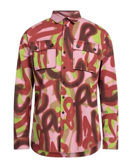 DSQUARED2 Pубашка кирпичный