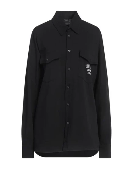 MARCELO BURLON Pубашка чёрный