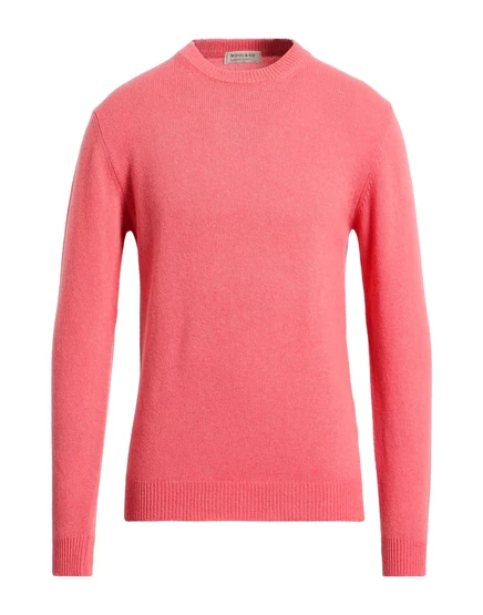 Мужской свитер Wool & Co WONDERWOMAN вязаный, розовый
