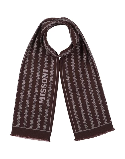 Женский шарф Missoni Lorenz_SP, шерстяной, темно-коричневый