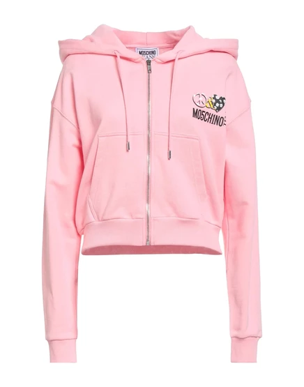 Женская толстовка Moschino Jeans Lorenz_SP, розовая