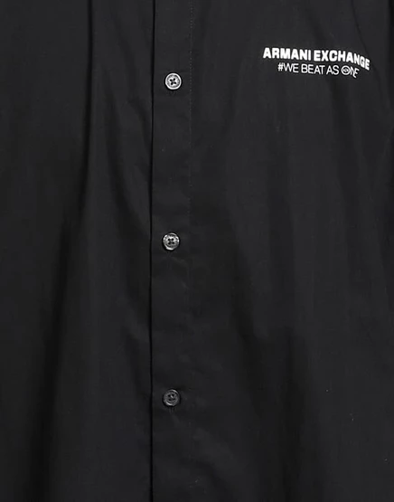 ARMANI EXCHANGE Pубашка чёрный