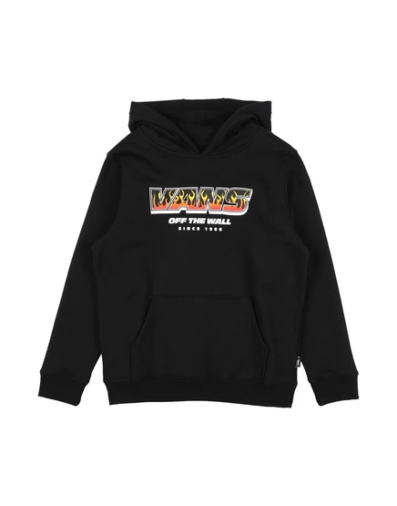 Мужская толстовка Vans с капюшоном флисовая, чёрная