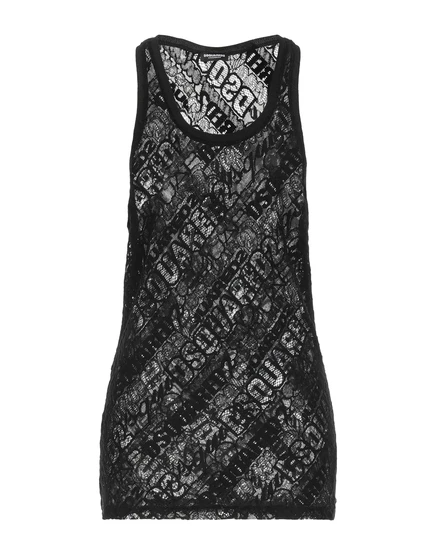 Мужская майка DSquared2 Hamish, чёрная
