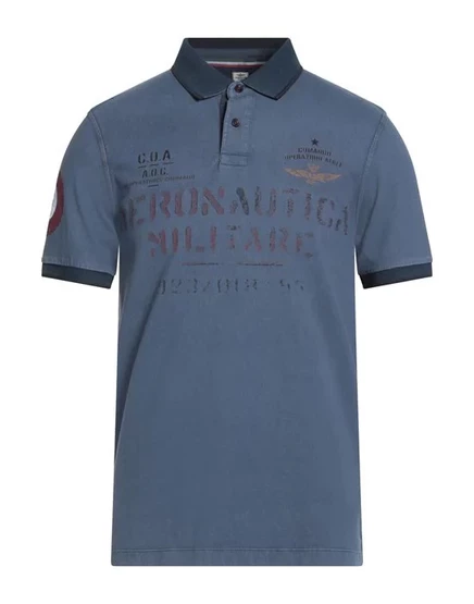 AERONAUTICA MILITARE Поло тёмно-синий