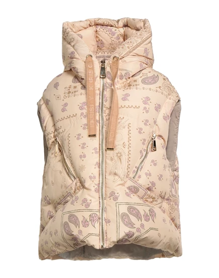 Женский стёганый жилет KHRISJOY Vests, светло-кремовый