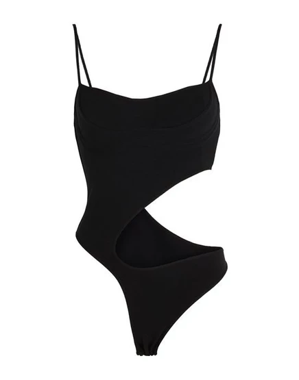 Женский топ-боди Mugler, чёрный