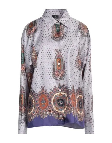 ETRO Pубашка светло-серый