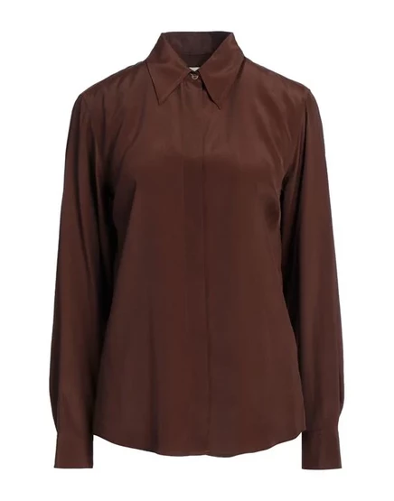 DRIES VAN NOTEN Pубашка шоколадный