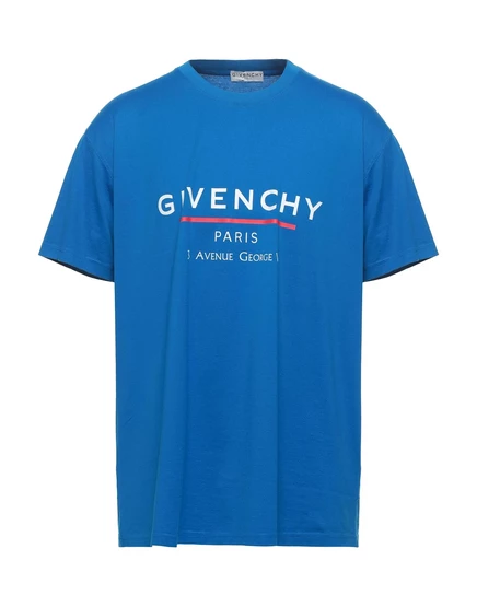 Мужская футболка Givenchy C_RIBEIRO, ярко-синяя