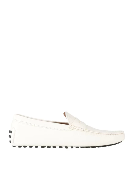Мужские мокасины Tod's Papermag, кожаные, белые