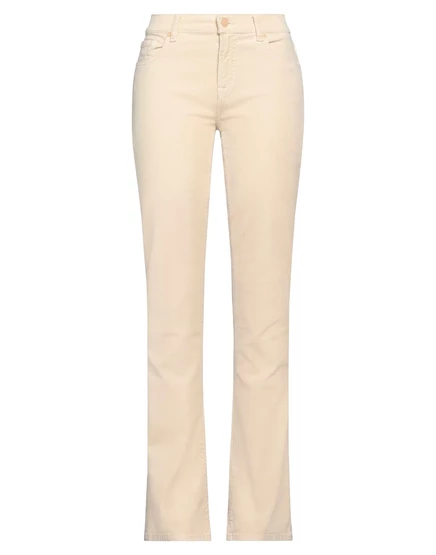 Женские брюки 7 For All Mankind Papermag, bootcut, бежевые