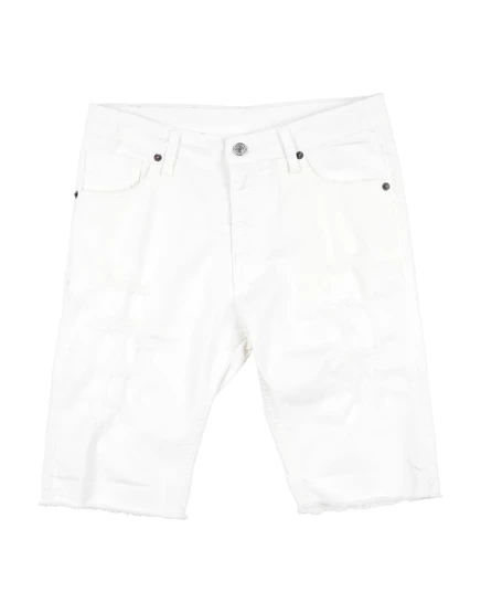 Мужские джинсовые шорты LABELROUTE, белые