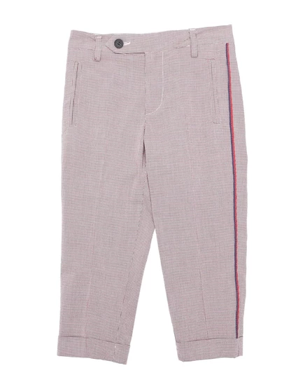 Мужские брюки Trussardi Junior в клетку, красные