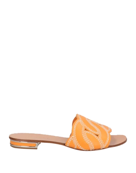 Женские сандалии Casadei PAPERMAG кожаные, абрикосовые