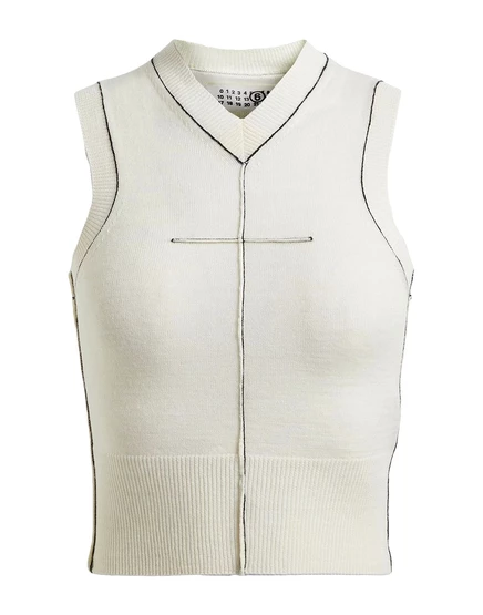 Женский жилет MM6 Maison Margiela, сланцево-синий