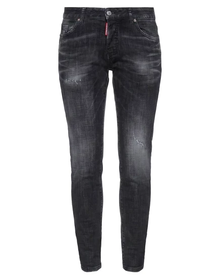 Женские джинсы скинни DSquared2, черные