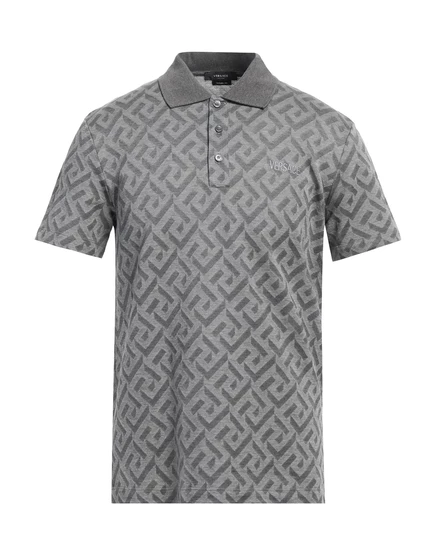 VERSACE Polo shirts серый