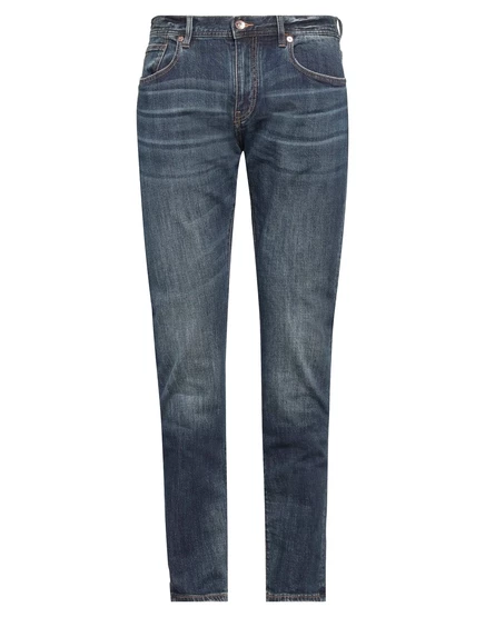 Мужские джинсы Armani Exchange, зауженные, синие