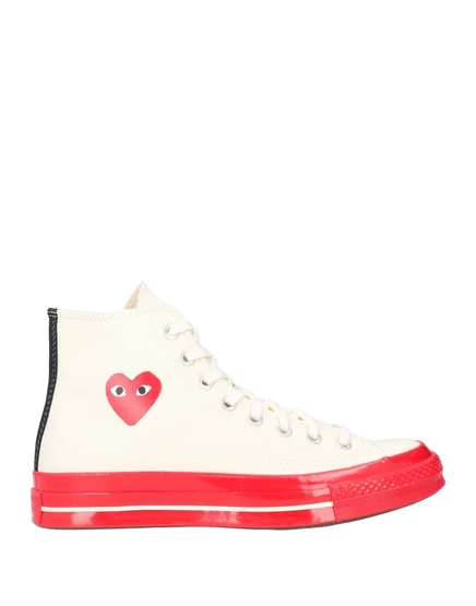 Мужские кеды CONVERSE×COMME des GARONS PLAY гипсово-белые