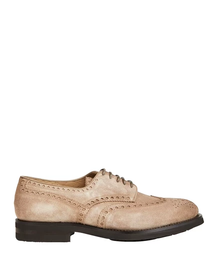 Мужские броги Santoni Lorenz_SP, серые