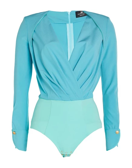 Женское боди Elisabetta Franchi, лазурное