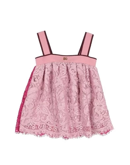 Детское платье Dolce & Gabbana, розовое