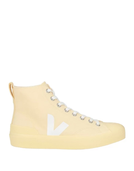Мужские высокие кеды Veja из канваса, кремовые