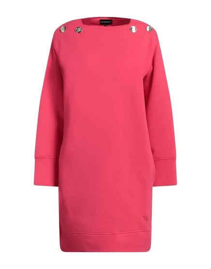 EMPORIO ARMANI Короткое платье фуксия