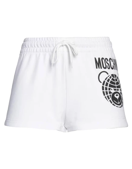 Женские спортивные шорты Moschino Wonderwoman, белые