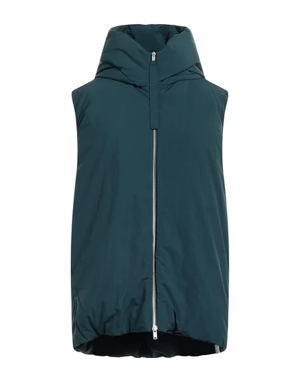 Женский пуховый жилет Jil Sander Wonderwoman, бирюзовый
