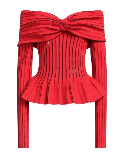 BALMAIN Свитер красный