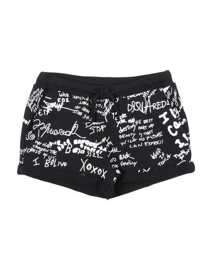 Женские шорты DSquared2 promotion_junior, черные