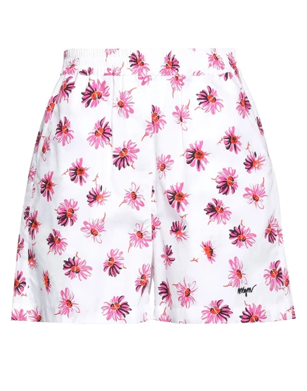 Женские шорты MSGM PAPERMAG, белые