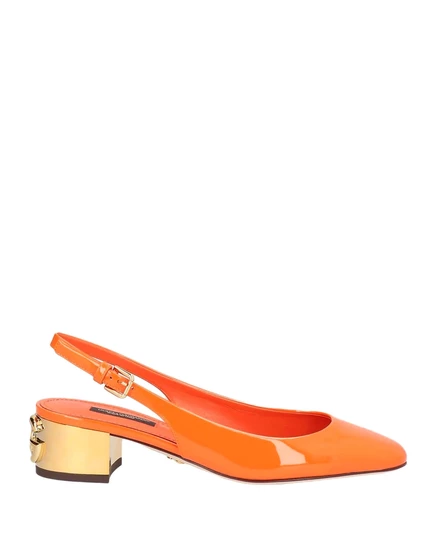 Женские туфли Dolce & Gabbana Lorenz_SP, оранжевые