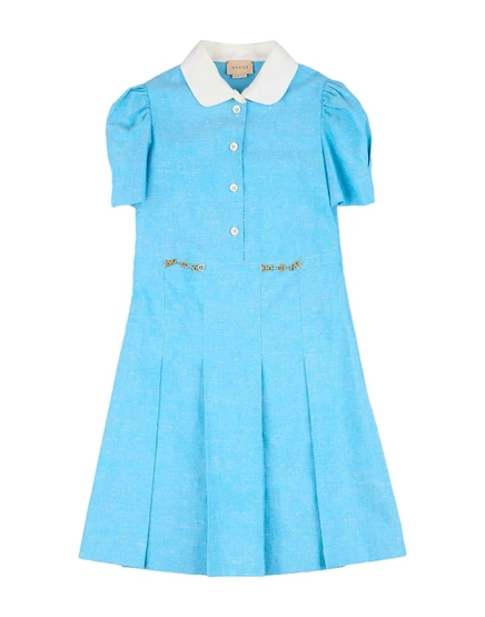Платье для девочек Gucci JUNIOR, лазурное