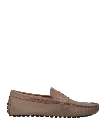 Мужские лоферы Tod's Papermag кожаные, цвета хаки