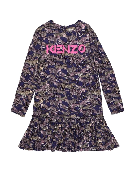 Детское платье Kenzo Kids, фиолетовое